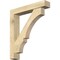 Ekena Millwork Balboa Block Rough Sawn Bracket w/ Offset Brace, Douglas Fir, 6"W x 32"D x 36"H BKT0604X32X36BOA05RDF - alternate 1